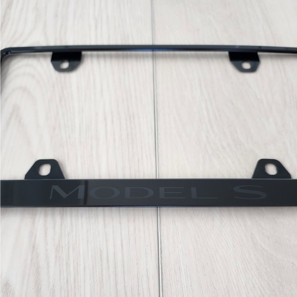 Model S License Plate Frame - Picture 2 of 4